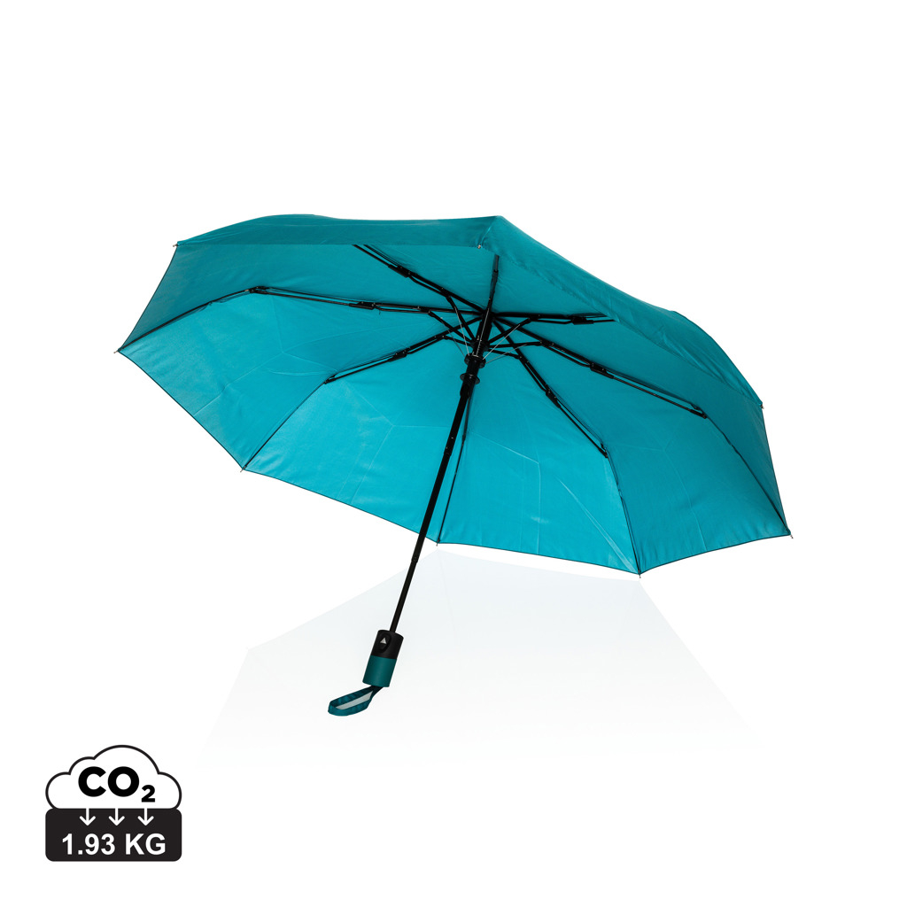 Mini parapluie 21" automatique personnalisé Impact Bleu canard